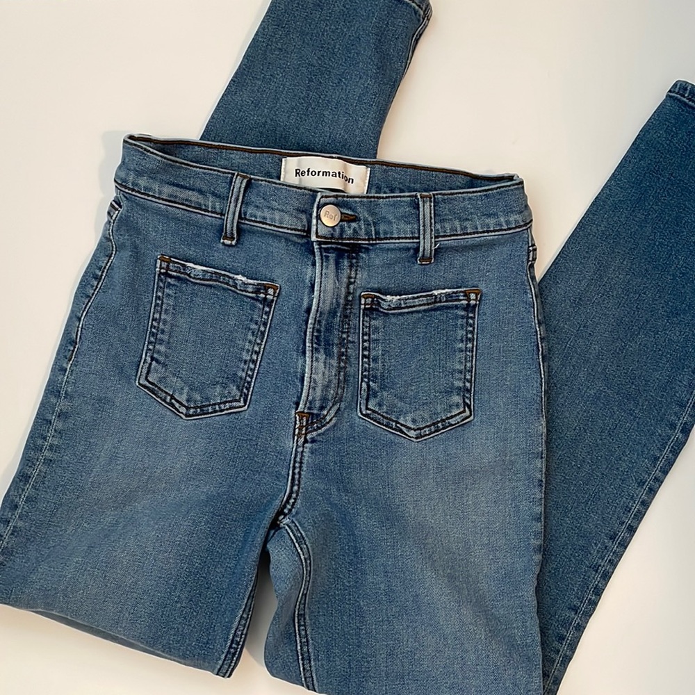 Reformation Skinny Jeans 27